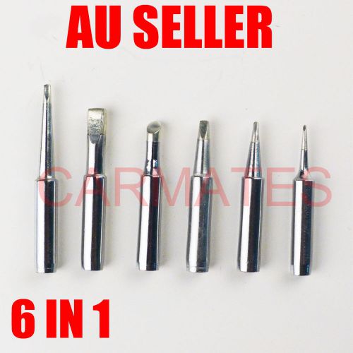 6 PCs Tips Solder Soldering Iron Rework Station FOR hakko T18 FX888 FX8801 958