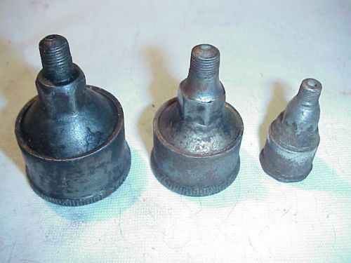 3 steel grease cup oil hit &amp; miss gas steam engines motor - assorted sizes for sale