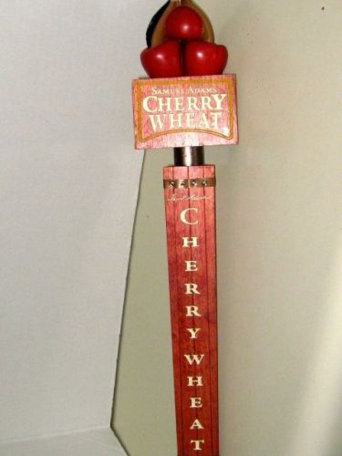 SAMUEL ADAMS CHERRY WHEAT 3-SIDED BEER TAP HANDLE