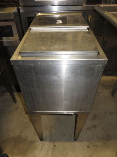 Servend FBC1522-8 S.S. UNDER COUNTER COLD PLATE BEVEAGE CHEST 60 ICE BIN WSTAND