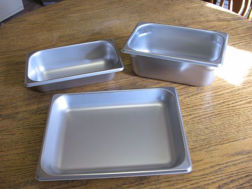 POLAR WARE 3  SET BAKING STAINLESS TRAY, PAN #2, &amp; PAN # 3..BRAND NEW COOKWARE