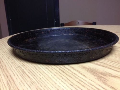 13&#034; aluminum &#034;seasoned&#034;  pizza pan 1.5&#034; deep-reduced!!! for sale