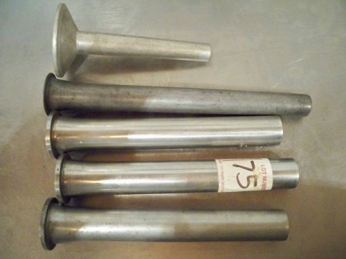 Sausage Stuffer Horns Tubes, lot of 5