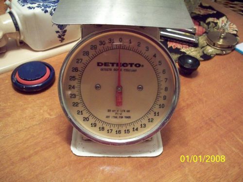 Vntage Detecto Scale Company 32oz Scale by 1/4th oz.Unusual &amp; Great Condition