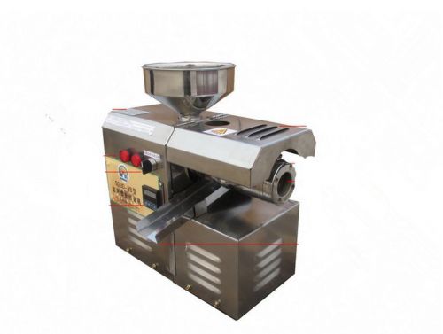 Automatic Commercial Cold Oil Screw Press Seed Press Machine Stainless Steel