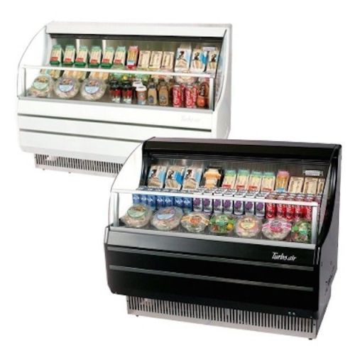 New turbo air 50&#034; slim line open display merchandiser!! tom-50s(b) for sale