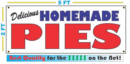 HOMEMADE PIES BANNER Sign NEW Larger Size Best Quality for the $$$ BAKERY
