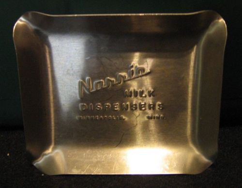 VINTAGE ADVERTISING NORRIS MILK DISPENSER ASHTRAY