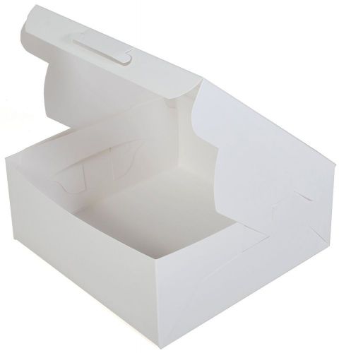 Southern Champion Tray 23073 White Lock Corner Window Bakery Box (Case of 100)