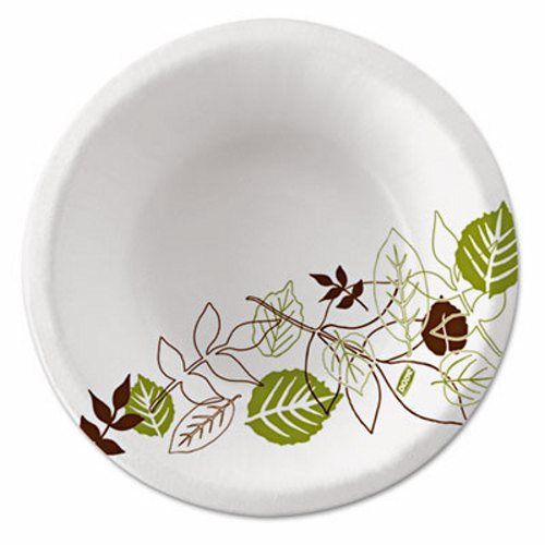 Dixie Paper Bowls, 12 oz., Green/Burgundy, 1000/Carton (DXESX12PATH)