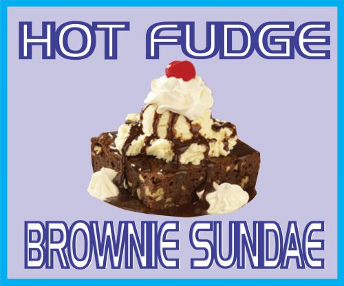 HOT FUDGE BROWNIE SUNDAE DECAL