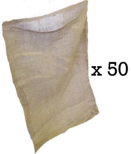 50 18x30 Burlap Bags, Burlap Sacks, Potato Sack Race Bags, Sandbags, Gunny Sack