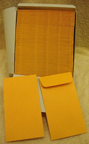 200 Staples #6 Coin Envelopes, 2 3/8&#034; x 6&#034;, Kraft, 28LB, Gummed Closure