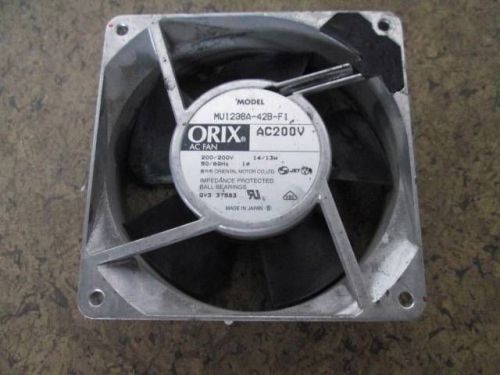 Orix MU1238A-42B-F1 AC Fan 200VAC 50/60Hz