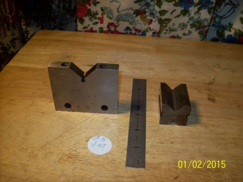 2- “V” Blocks Machinist/Toolmaker Set up Tools G.C.