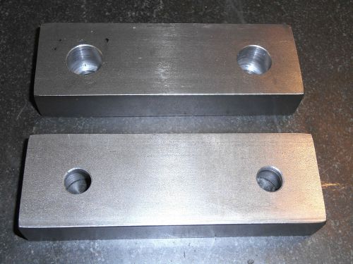 6 x 2 x 1&#034; Standard Soft Jaws for Kurt 6&#034; Vises!! Machinable 1018 Steel USA Free