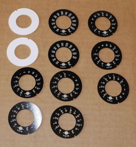 Bruel &amp; Kjaer replacement dials and spacers repair of instruments