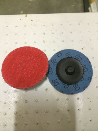 2&#034; Type R Ceramic Quick Change Disc 80 &amp; 120 Grit (150 Discs Total)