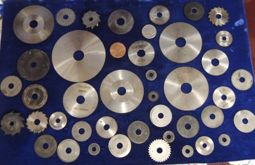 JEWELERS MACHINEST LATHE SAW BLADES LOT OF 40