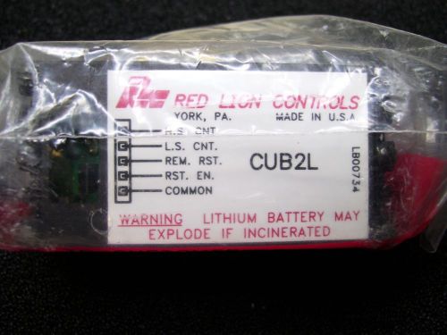 Red Lion Control CUB2L8, Mini 8-Digit Counter, 1 Unit