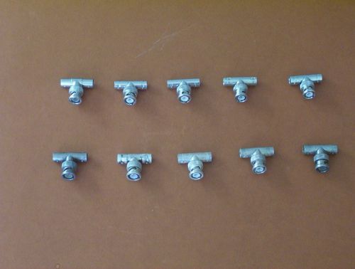 Quantity 10 BNC T Connectors: Ludlum Ortec Amphenol