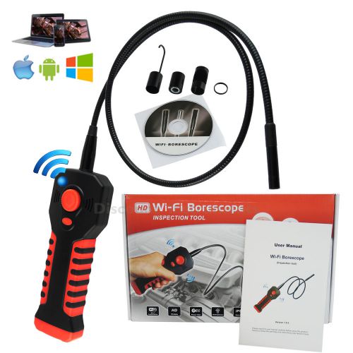 Wireless Wifi Borescope 8.5mm Inspection Camera HD Endoscope IOS Android Windows