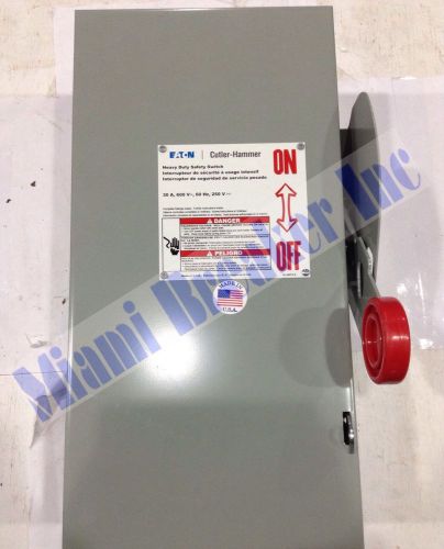 DH231UGK Eaton Cutler Hammer 2 Pole 30 Amp 600 Volt Safety Switch