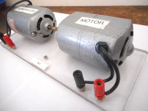 2 DAYTON 2M033A Universal AC/DC Motors 1/15hp,5000 RPM,115V With motor mount