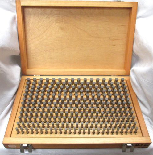 MEYER MODEL M-2 PLUS (.251 THROUGH .500) PIN GAGE SET IN ORIGINAL CASE *COMPLETE