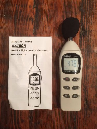 Extech 407730 40-to-130-Decibel Digital Sound Level Meter