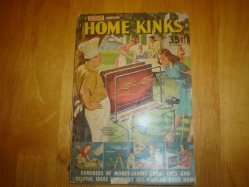 ANTIQUE 1948 POPULAR MECHANICS HOME KINKS MONEY SAVING SHORT CUTS GOOD COND