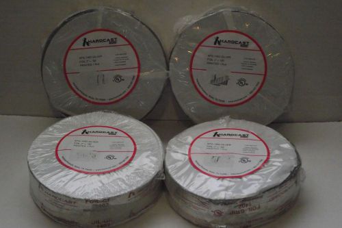 NEW HARDCAST AFG 1402 SILVER FOIL TAPE 2&#034; X 100&#039; printed LOT OF 4