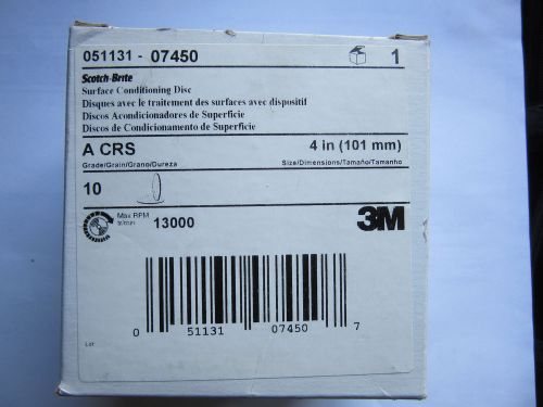 (10) 3M 051131-07450 Scotch-Brite 4&#034; Surface Conditioning Disc NEW!!! No Reserve