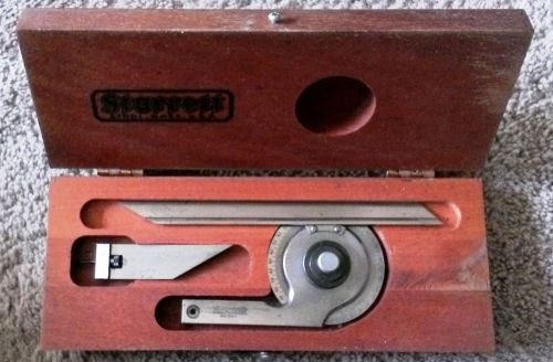 STARRETT NO. C359 UNIVERSAL BEVEL PROTRACTOR WITH 7&#034; BLADE