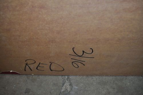 Plexiglass Red 8&#039; x 4&#039; x 3/16&#034;     New     &#034;LOCAL PICKUP ONLY &#034;