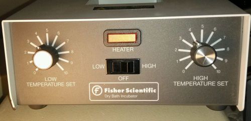 Fisher Scientific 2-Block Dry-Bath Incubator Cat. #: 11-718-2 - Great Condition