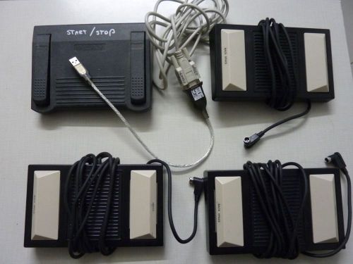 Panasonic RP-2692 Foot Pedal - Transcriber - Dictation Lot of 3