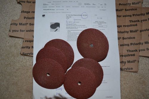 Qty = 6 Trim-Kut 3&#034; diameter Abrasive Grinding Discs, w/Mandrel, Rated 28,000rpm