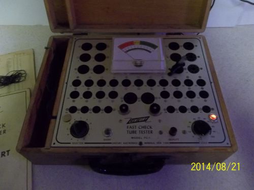 vintage century fast check tube tester model fc-1