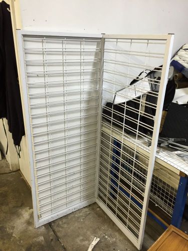 Gridwall L Corner Wire Retail White