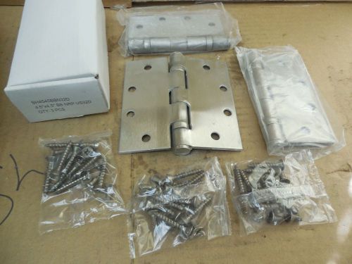 (3) No Name Stainless S/S Non-Magnetic Mortise Butt Hinge 4.5&#034; X 4.5&#034; BB NRP New