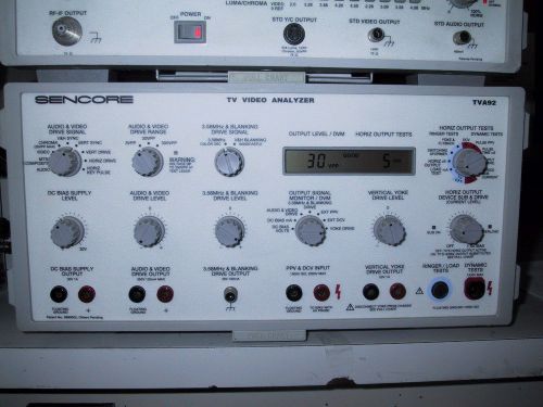 Excellently working SENCORE TVA92 NTSC TV Tester Analyzer, companion to VG91