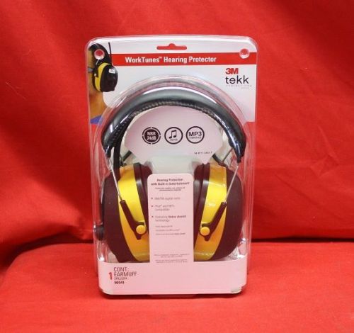 3m tekk-peltor 90541, worktunes hearing protector-nrr: 24db, ipod/mp3 compatible for sale