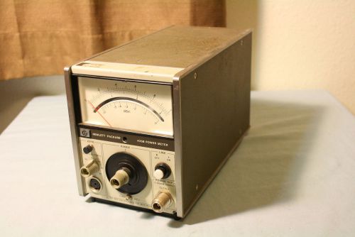 Agilent / HP Hewlett-Packard 435B Analog RF Power Meter, 100 kHz-110 GHz--AS IS