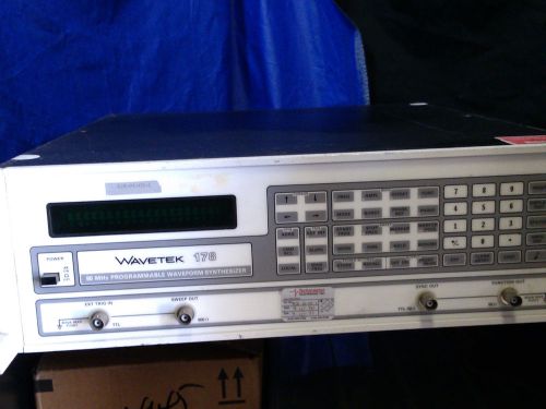 WAVETEK 178 50MHz PROGRAMMABLE WAVEFORM SYNTHESIZER