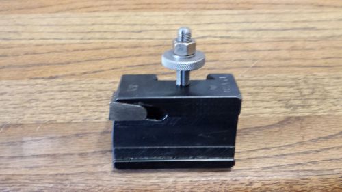 SLIGHTLY USED ALORIS BXA #71 CUT-OFF &amp; GROOVING HOLDER 1/8, 3/16, 1/4&#034; BLADE