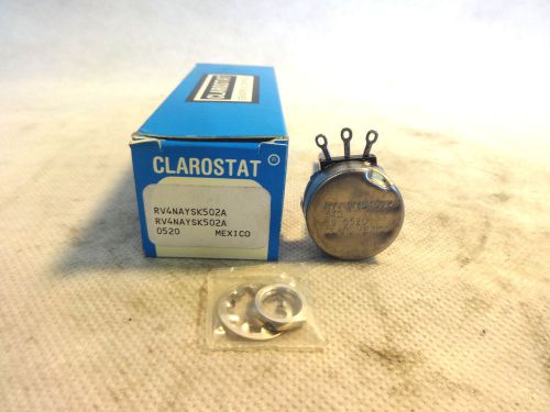 NEW IN BOX CLAROSTAT RV4NAYSK502A POTENTIOMETER