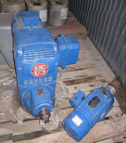 U.S. Electrical Varidrive Motor &amp; Syncrogear Motor - Lot of 2 - PICK UP ONLY