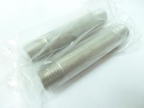 89225 New-No Box, MFG- 1XAV4A LOT-2 Pipe Nipple, 1/2&#034; NPT, 4&#034; L