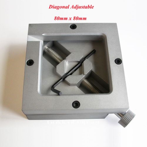 Diagonal Adjustable BGA Reballing Station 80mmx80mm HT-80 Accurate Stencil Base